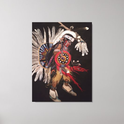 Apache-danser Canvas Afdruk (Voorkant)
