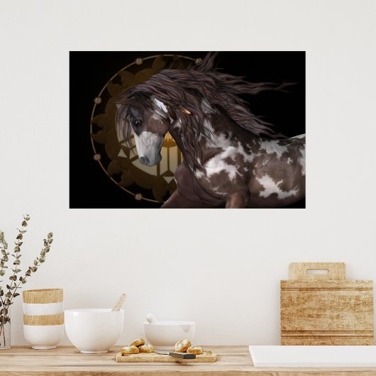 Apache ... de hengst poster (Keuken)