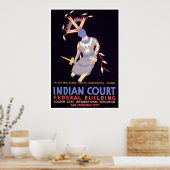 Apache Devil Dancer 1939 WPA Poster (Keuken)