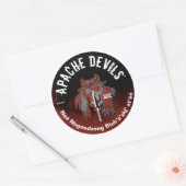 Apache Devils®️™️Apache DEVILS SUPPORT Sticker (Envelop)