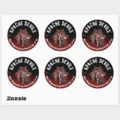 Apache Devils®️™️Apache DEVILS SUPPORT Sticker (Vel)
