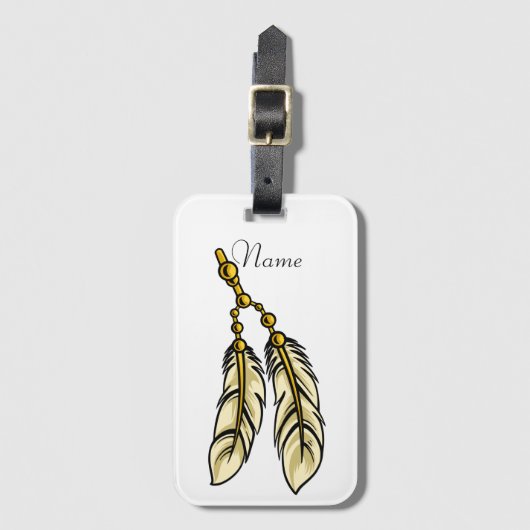 Apache Feathers Thunder_Cove Bagagelabel (Voorkant (verticaal))