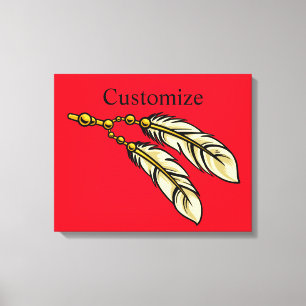 Apache Feathers Thunder_Cove Canvas Afdruk