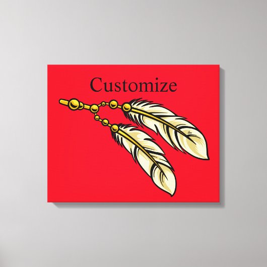 Apache Feathers Thunder_Cove Canvas Afdruk (Voorkant)
