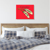 Apache Feathers Thunder_Cove Canvas Afdruk (Insitu (Slaapkamer))