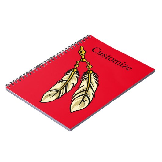 Apache Feathers Thunder_Cove Notitieboek (Linkerzijde)