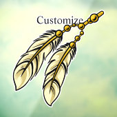 Apache Feathers Thunder_Cove Raamsticker (Vel 3)