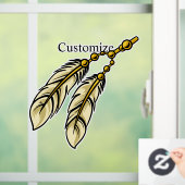 Apache Feathers Thunder_Cove Raamsticker (Huis)