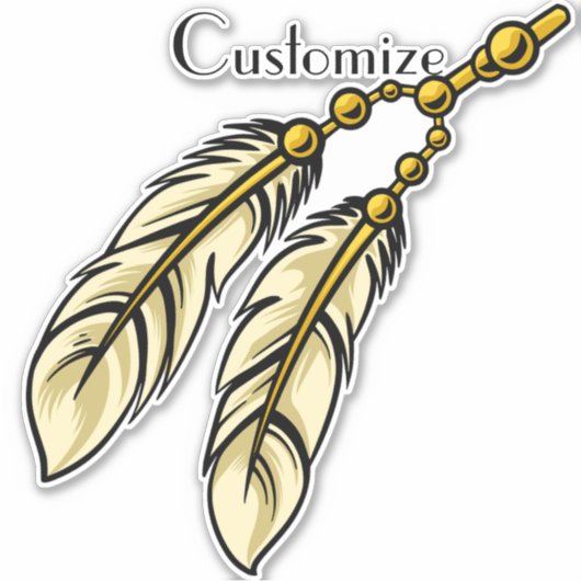 Apache Feathers Thunder_Cove Sticker (Voorkant)
