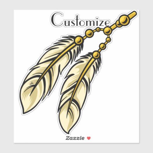 Apache Feathers Thunder_Cove Sticker (Vel)