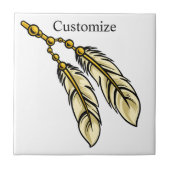 Apache Feathers Thunder_Cove Tegeltje (Voorkant)