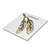 Apache Feathers Thunder_Cove Tegeltje (Zijkant)