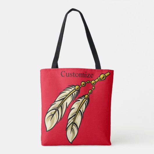 Apache Feathers Thunder_Cove Tote Bag (Achterkant)