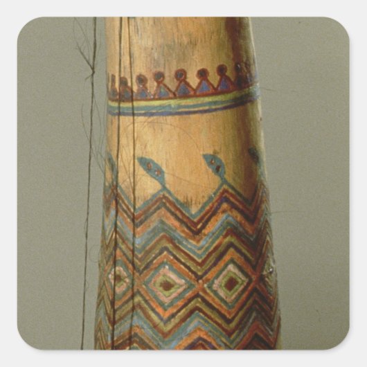 Apache fiddle uit Arizona Vierkante Sticker (Voorkant)