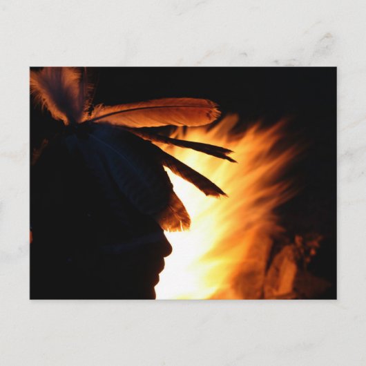 "Apache Fire" Briefkaart (Voorkant)