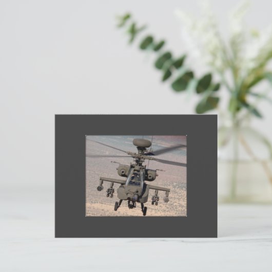 Apache Helicopter Air Wings Destiny Briefkaart (Staand voorkant)