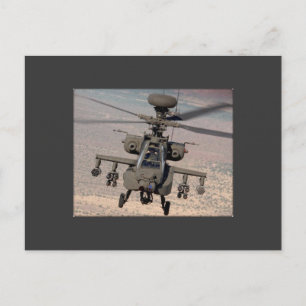 Apache Helicopter Air Wings Destiny Briefkaart