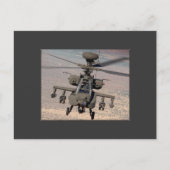 Apache Helicopter Air Wings Destiny Briefkaart (Voorkant)