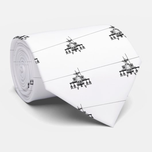 Apache Helikopter — kop aan Stropdas (Opgerold)