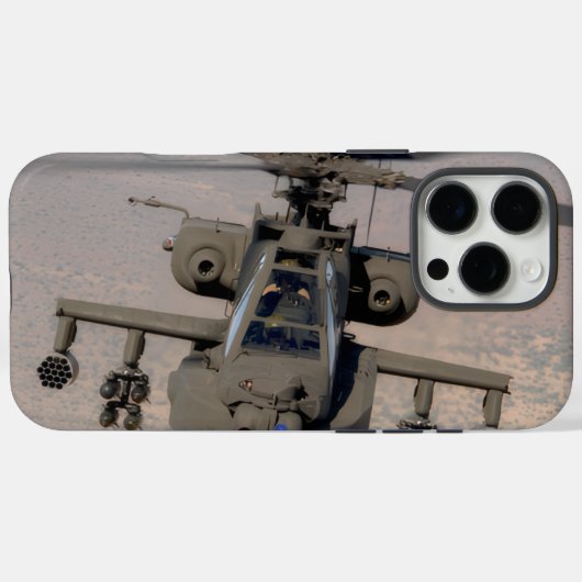 Apache-helikopter Luchtvleugels Bestemming Case-Mate iPhone Case (Achterkant (horizontaal))