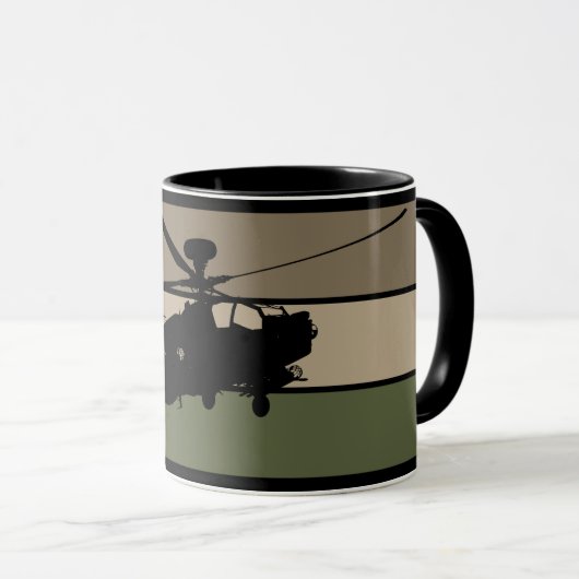 Apache Helikopter Mok (Voorkant rechts)