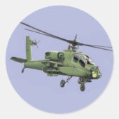 Apache Helikopter sticker (Voorkant)