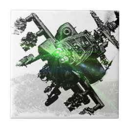 Apache Helikopter Tegeltje