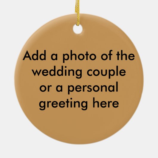 Apache Huwelijkszegen Gebed - gepersonaliseerd Keramisch Ornament (Achterkant)