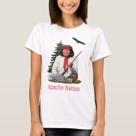 Apache inheemse Amerikaan T-shirt (Voorkant)