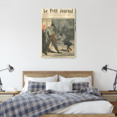 Apache is een last voor Parijs Canvas Afdruk (Insitu (Slaapkamer))