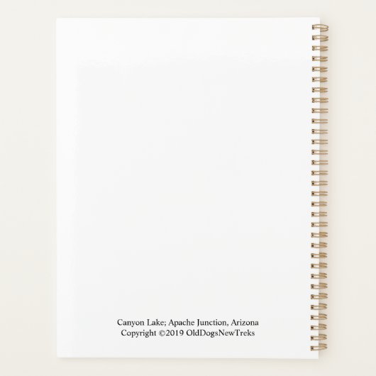 Apache Junction, Arizona - Reizen Planner (Achterkant)
