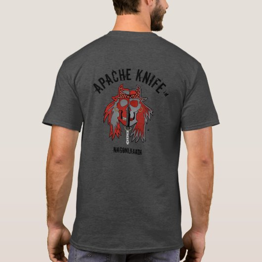 Apache Kinfe ®️ ™️ 🇸 Apache Knife 322 T-shirt (Achterkant)