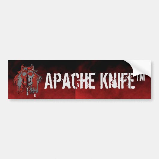 Apache Kinfe ®️ ™️ 🇺 🇸 Bumpersticker (Voorkant)