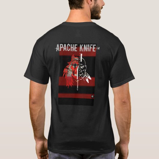 Apache Kinfe ®️ ™️ 🇸 ShadowWolf Blades T-Shirt (Achterkant)