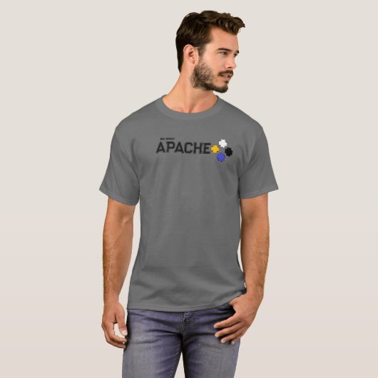 Apache Knife® Apache Land 8. T-Shirt (Voorkant volledig)