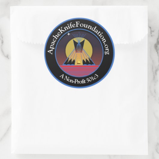 Apache Knife Foundation Sticker (Tas)