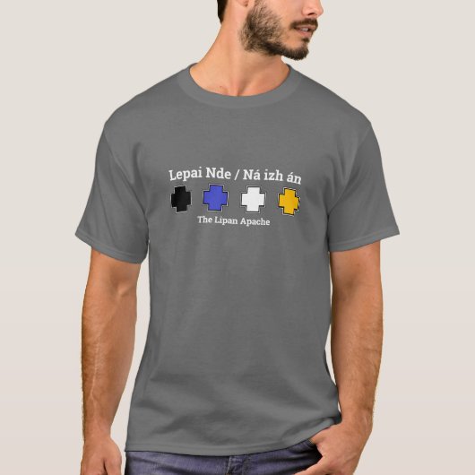 Apache Knife® Lipan Apache 218 T-shirt (Voorkant)