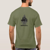 Apache Knife®™ 🇺 🇸 SHADOW WOLVES T-Shirt (Achterkant)