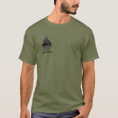 Apache Knife®™ 🇺 🇸 SHADOW WOLVES TRACKER T-Shirt (Voorkant)