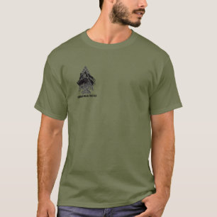 Apache Knife®™ 🇺 🇸 SHADOW WOLVES TRACKER T-Shirt