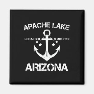 Apache Lake Arizona Grappige Vissen Kamperen Zomer Magneet