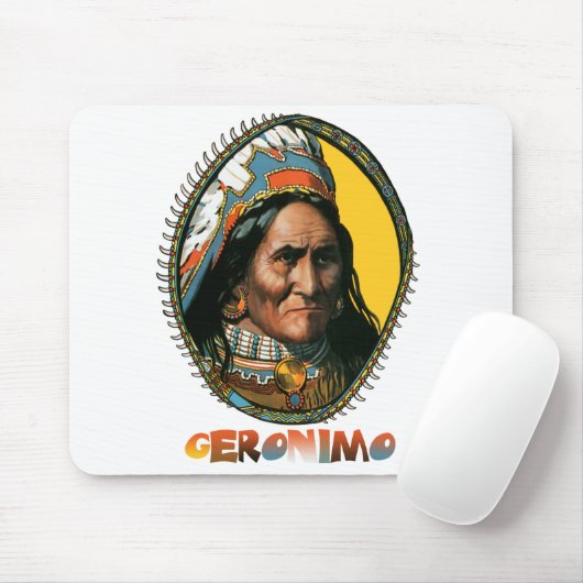Apache-leider Geronimo Muismat (Met muis)