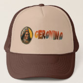 Apache-leider Geronimo Trucker Pet (Voorkant)