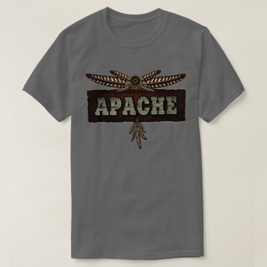 Apache Mensen T-shirt (Design voorkant)