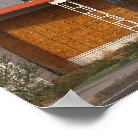 Apache Motel Sign, Tucumcari, New Mexico Poster (Hoek)