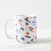 Apache New Mexico Mountain Ski Snowboard patroon Koffiemok (Links)