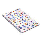 Apache New Mexico Mountain Ski Snowboard patroon Notitieboek (Rechterzijde)