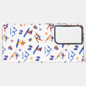 Apache New Mexico Mountain Ski Snowboard patroon Samsung Galaxy Hoesje (Linkerkant)