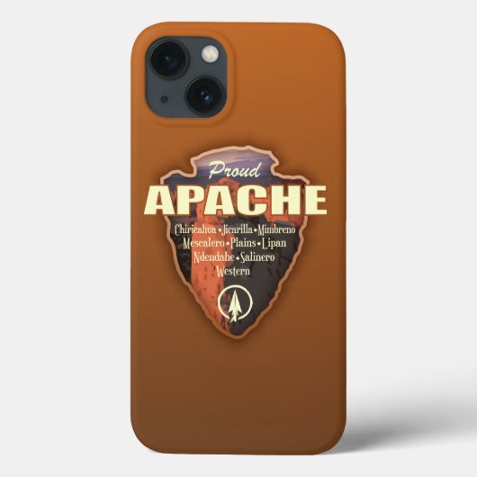 Apache (pijlpunt) Case-Mate iPhone case (Achterkant)