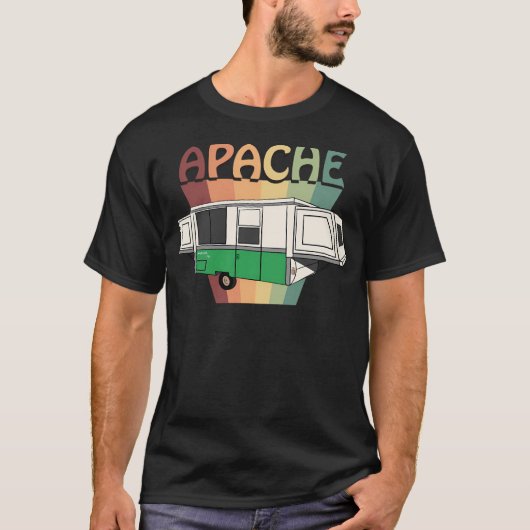 Apache Royal Pop Up Camper 1975 T-shirt (Voorkant)